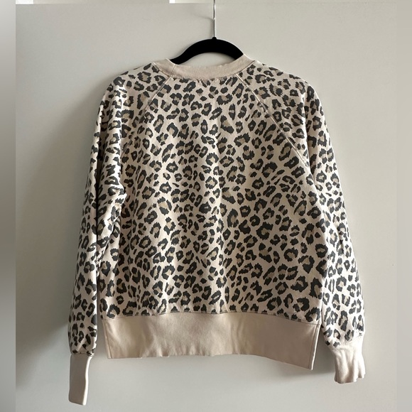 FRAME Leopard Crewneck Sweater - Picture 11 of 11